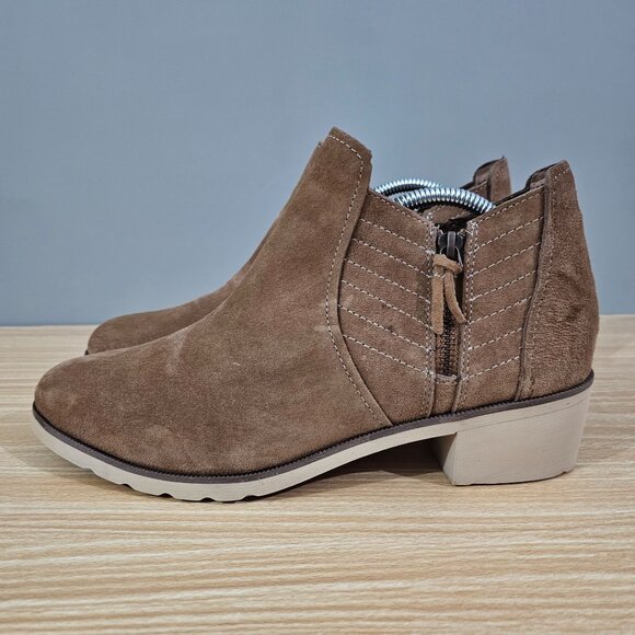 Reef Voyage Low Ankle Bootie Womens Boot Brown Leather Shoe Size 11 - Picture 14 of 14